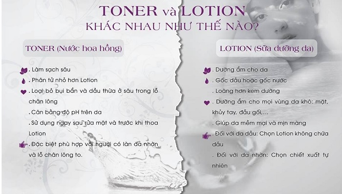 Lotion vs Toner khác gì? Hiểu đúng để xây dựng routine chuẩn khoa học cho làn da khỏe